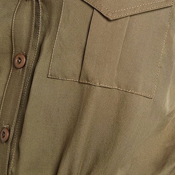 NWOT BCBGeneration Utility Long Sleeve Jumpsuit - Picture 3 of 5